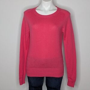 Boden Pink Wool Blend Lightweight Round Neck Sweater 6
